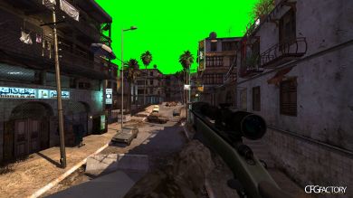 Green Sky 'chromakeying'