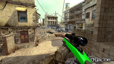 Neon-green M40A3 by Ruffy