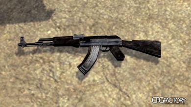 Dark, striped AK47 by Ruffy