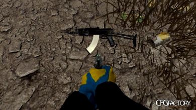 Black - White Ak74u