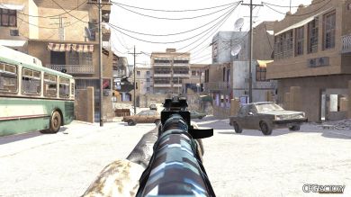 AK-47 Digital Blue Camo