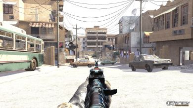 AK-47 Digital Blue Camo