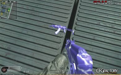 Blue & White Strips/Rips AK74u