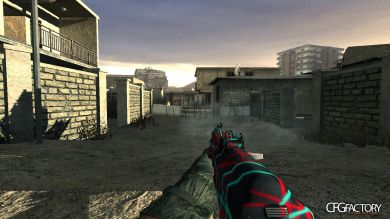 Red White and Blue AK74u Stripes