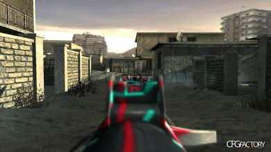 Red White and Blue AK74u Stripes