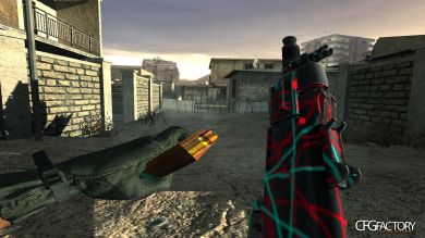 Red White and Blue AK74u Stripes