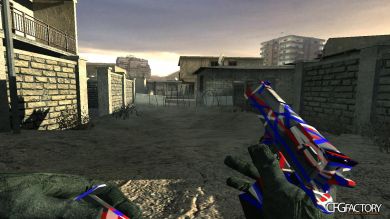 Red White and Blue AK74u Stripes