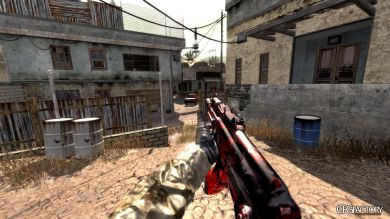 AK74u Red Forrest Camo
