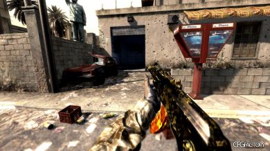 AK-74u green Woodland Camo