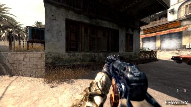 AK-74u blue Digital Camo