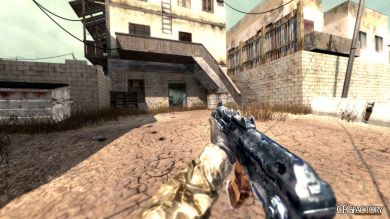 AK-74u blue Digital Camo