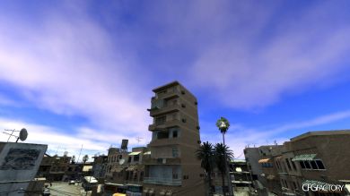 Light blue sky