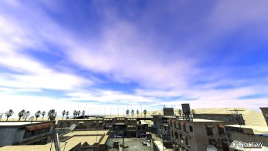 Light blue sky