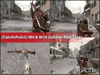 Golden-Red-Tiger M4/16