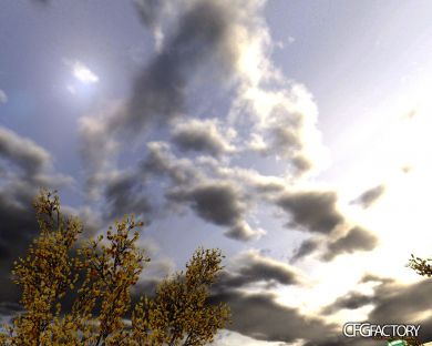 Grey sky