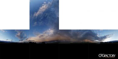 Cloudy dusk