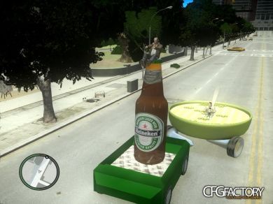 Heineken Beer Car