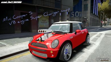 MiniCooper S  V8 SuperCharger swap