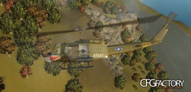 UH-1D Iroquois Gunship