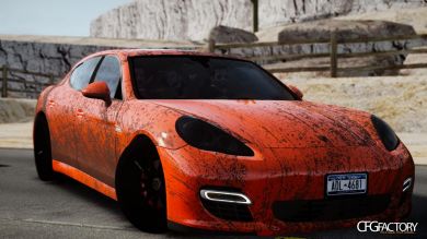 Porsche Panamera Turbo 2010 (black edition)