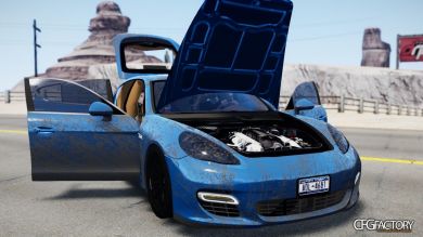 Porsche Panamera Turbo 2010 (black edition)