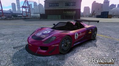 Porsche 918 Spider Body Kit Final (NFS SHIFT 2)