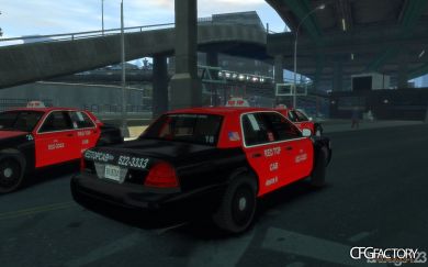 Red Top Cab 2009 Crown Victoria Taxi CVPI V8.1