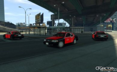 Red Top Cab 2009 Crown Victoria Taxi CVPI V8.1