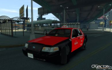 Red Top Cab 2009 Crown Victoria Taxi CVPI V8.1