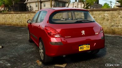 Peugeot 308 2007 Wheel Pack
