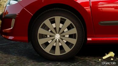 Peugeot 308 2007 Wheel Pack
