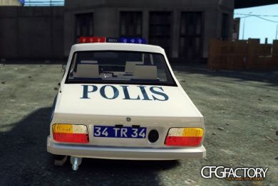 Renault 12 Turkish Police v.2