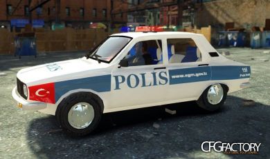 Renault 12 Turkish Police v.2