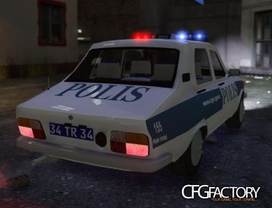 Renault 12 Turkish Police v.2