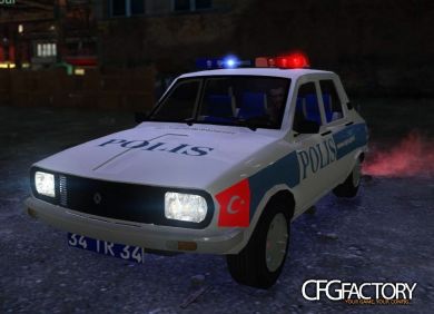 Renault 12 Turkish Police v.2