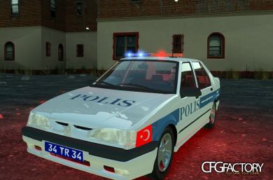 Renault 19 Turkish Police