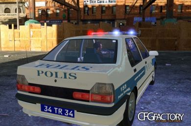 Renault 19 Turkish Police