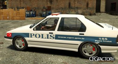 Renault 19 Turkish Police