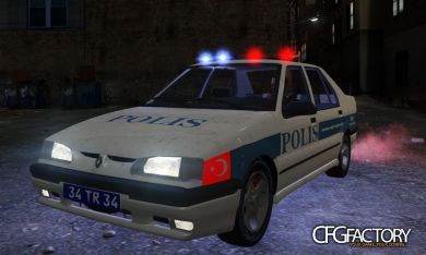Renault 19 Turkish Police