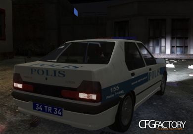 Renault 19 Turkish Police