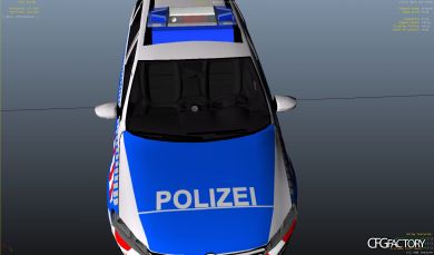 Volkswagen Passat B7 FuStw Polizei RTK 7 Autobahnp