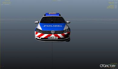Volkswagen Passat B7 FuStw Polizei RTK 7 Autobahnp