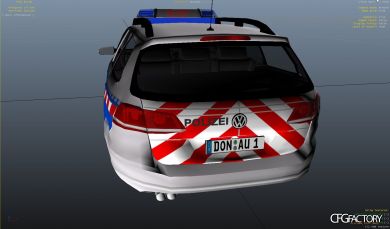 Volkswagen Passat B7 FuStw Polizei RTK 7 Autobahnp