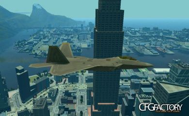 F-22A Raptor with working parts and openable weapo