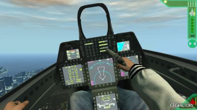 F-22A Raptor with working parts and openable weapo