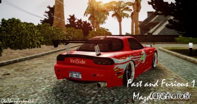 Fast and Furious 1 Mazda RX-7 v2.0