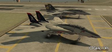 F-14D Supertomcat with variable wings and retracta