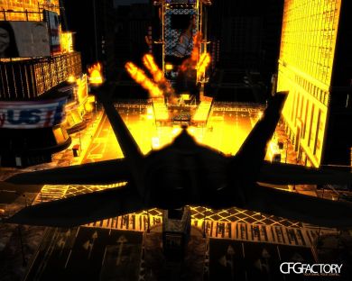 F-22 + Jet Sound + Guns & AIM-9 Sidewinder  *U