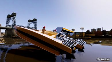 Dragboat Twin V8