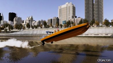 Dragboat Twin V8